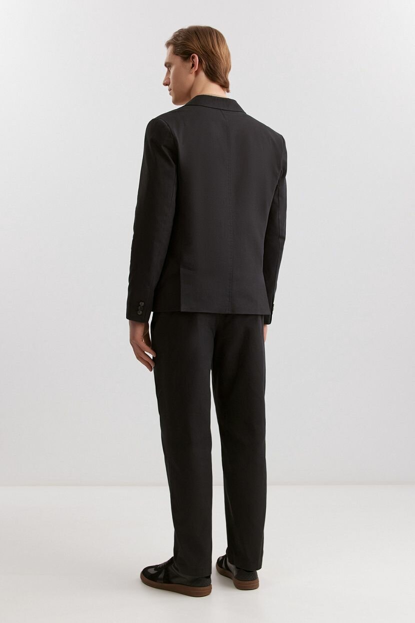 Пиджак из 100% хлопка BAON B6225004 - фото №3