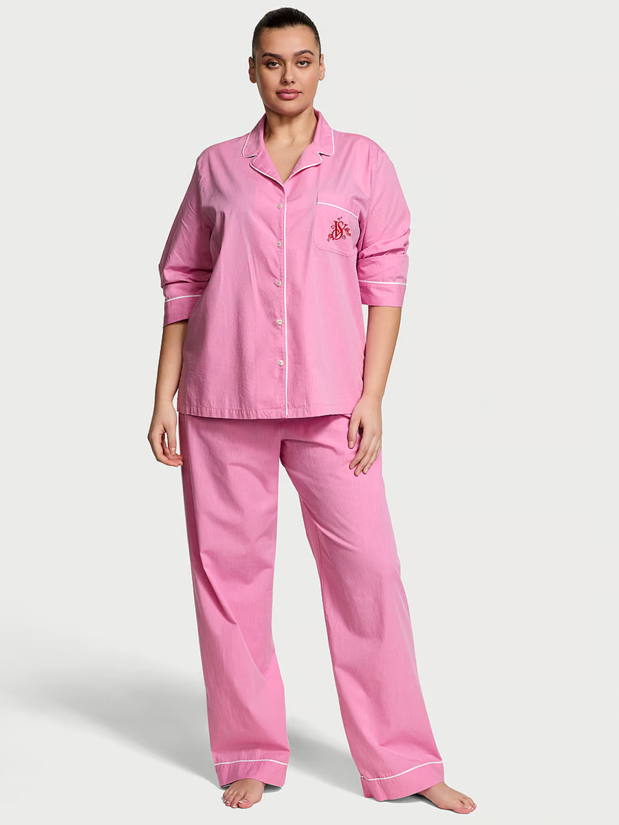 Пижама Victoria's Secret, размер XS Regular, розовый