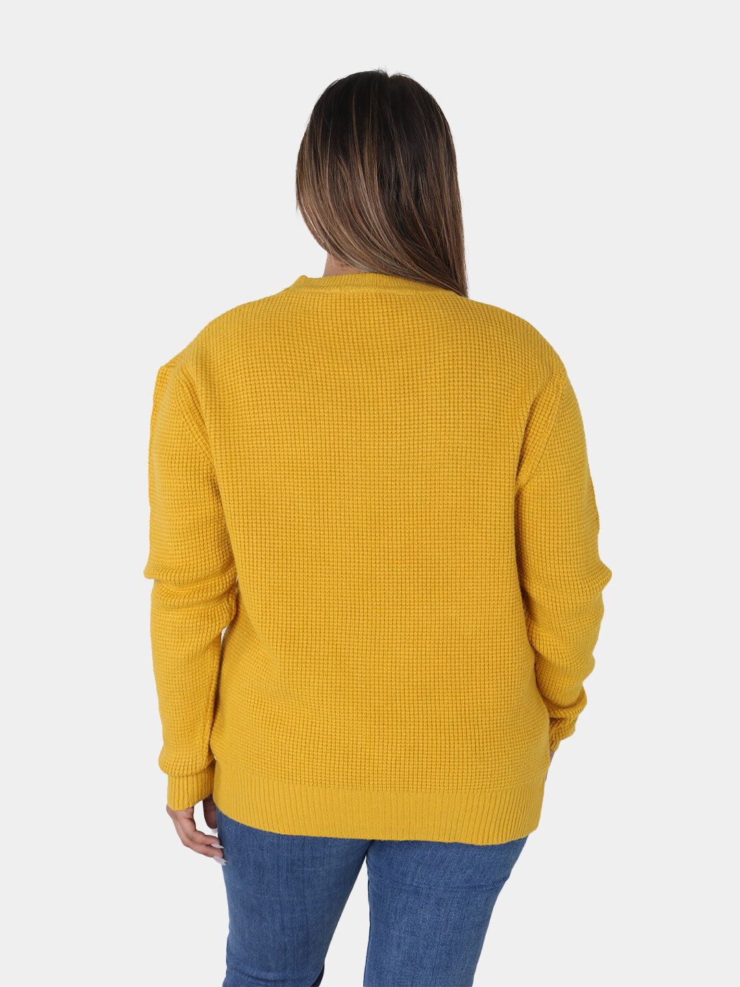 Джемпер , размер One Size, светло-оранжевый — фото 1