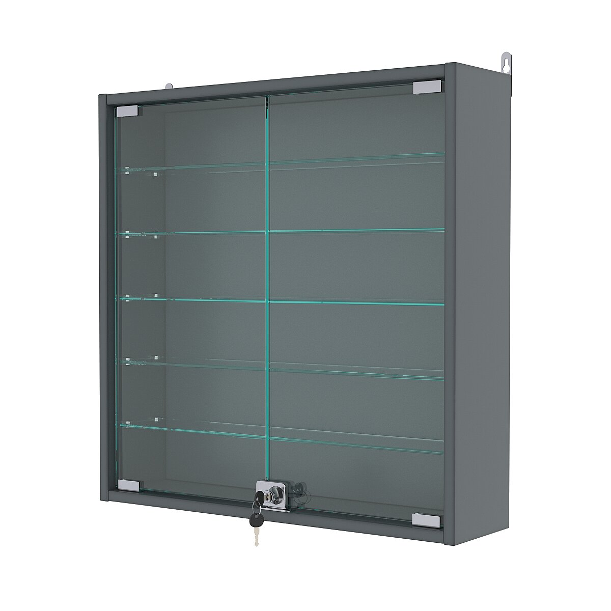 Витрина настенная №1-5А, Темно-Серый. Производитель товара - компания Westcom.