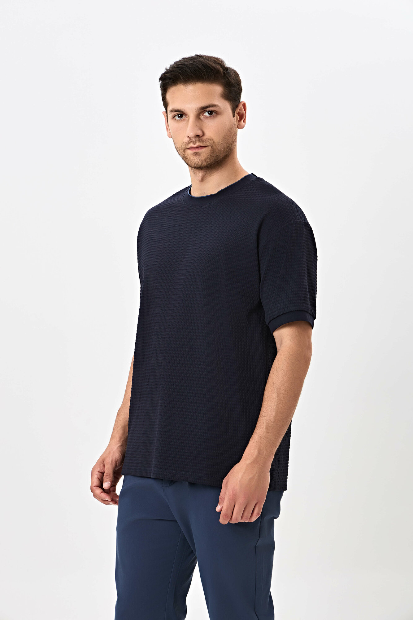 Футболка спортивная TERRA PRO, размер L, navy — фото 1