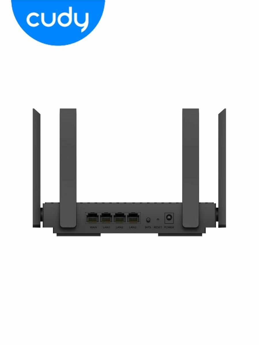 Роутер Cudy WR3000 Wi-Fi 6 AX3000 с гигабитными портами и поддержкой Mesh — фото 1