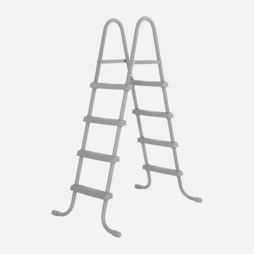 Изображение товара Лестница для бассейнов Bestway 58336 122 см, 4 ступеньки, серый