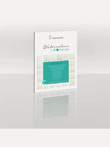 Изображение товара Альбом для рисования Hahnemuhle "Aquarell Selection 14" акварель, ассорти, 24х32 см, 14 листов 10628001
