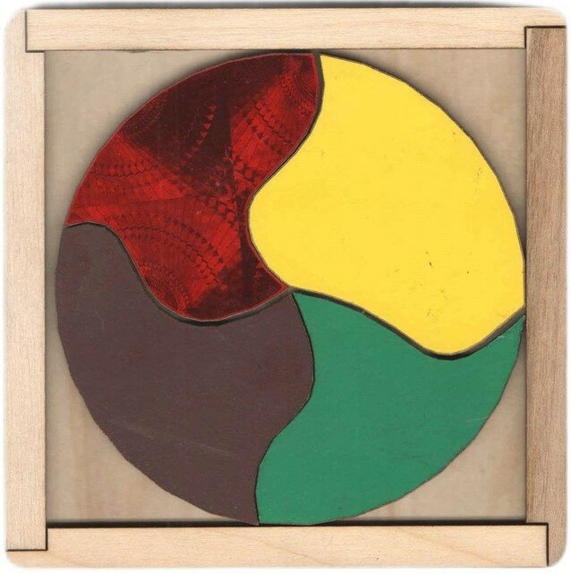 Головоломка "Диск" 4 детали