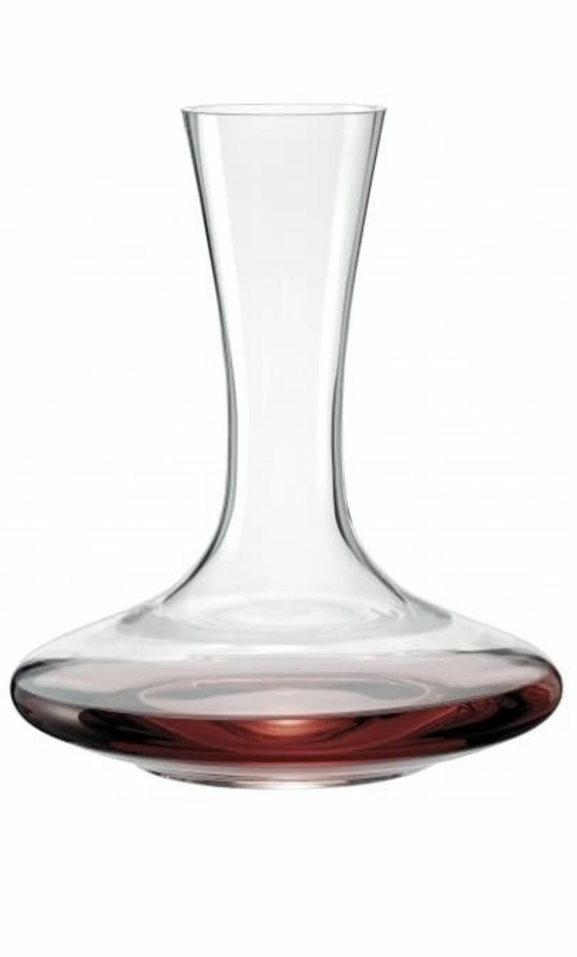 Декантер "Карафс"; хр. стекло; 1,5л; D8, H26см. — фото 1