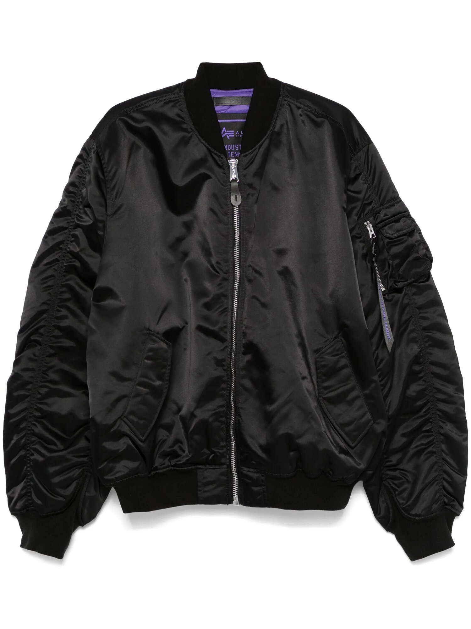 Куртка ALPHA INDUSTRIES MA-1 UV, размер L, черный