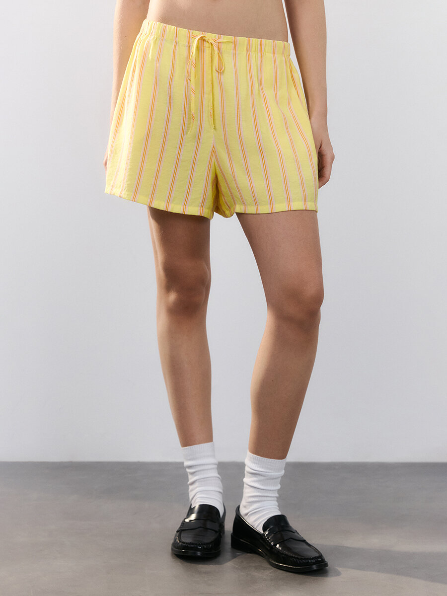 Шорты Befree Капсула Brazil Baby, размер XXS, розовый принт — фото 1