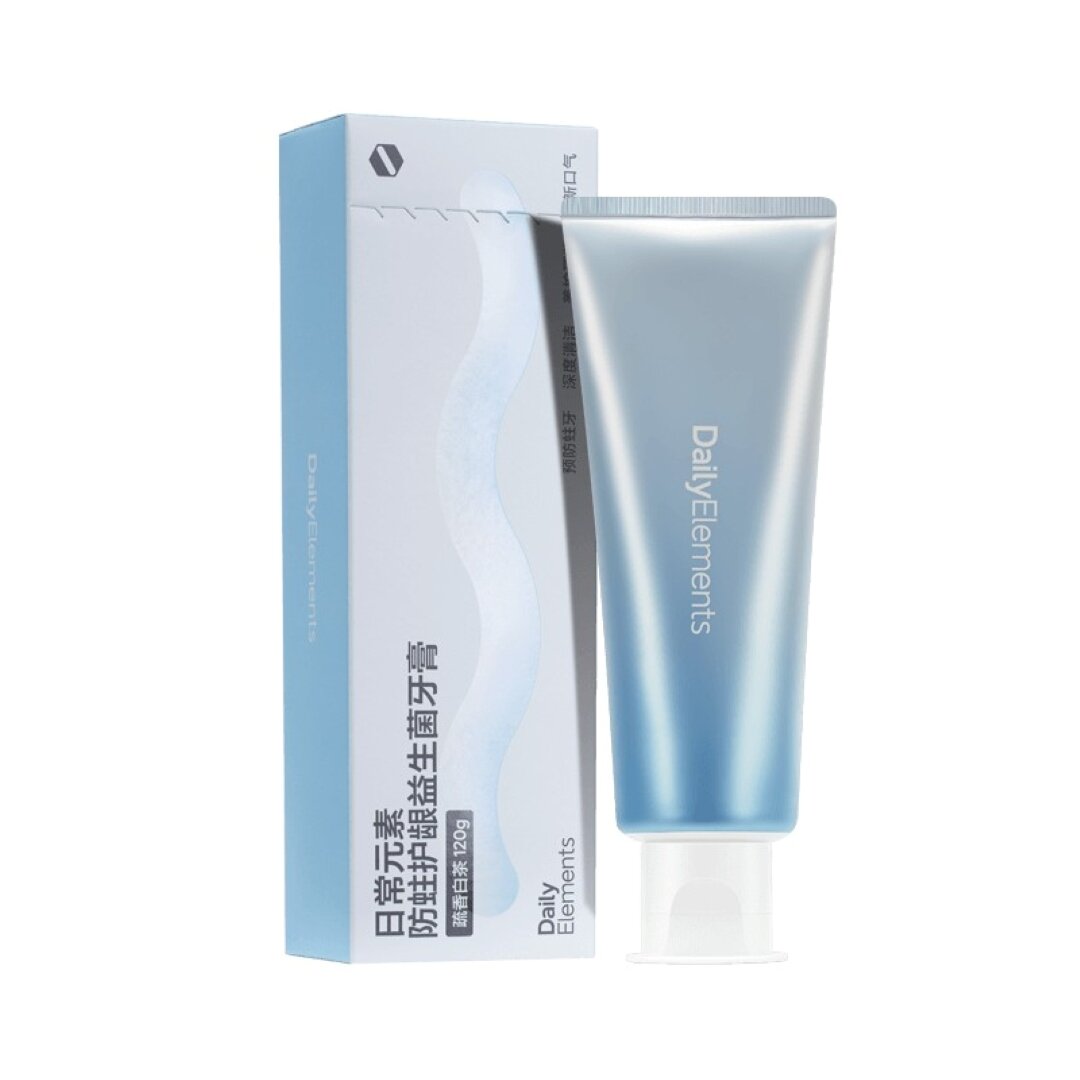 Зубная паста с пробиотикам Xiaomi Daily Elements Gum Protection Probiotic Toothpaste White Tea 120g (DE07YG002)
