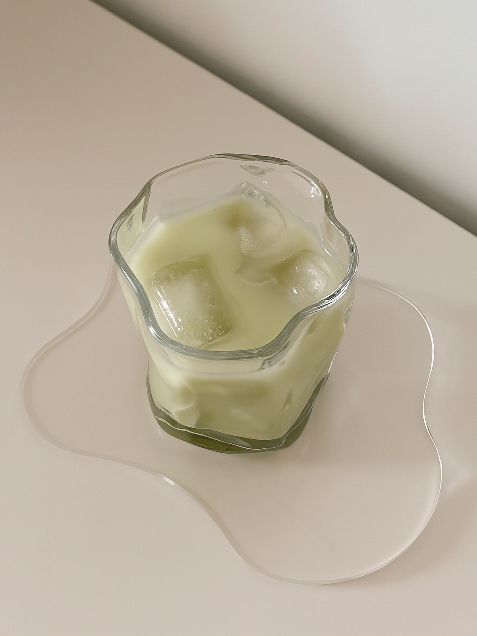Подставка под стакан растекшаяся вода подставка для свечей украшений WATER