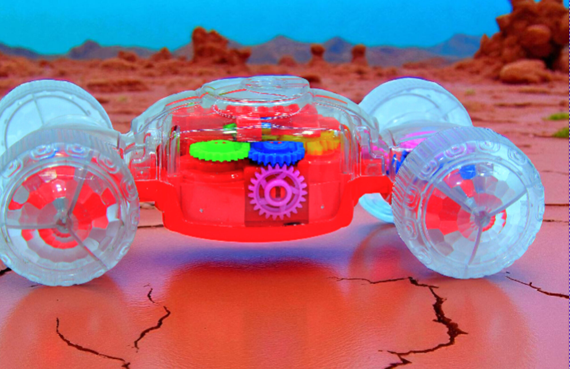 Игрушечная машинка, на батарейках, со светом и звуком, для мальчиков, от 1 до 7 лет — фото 1