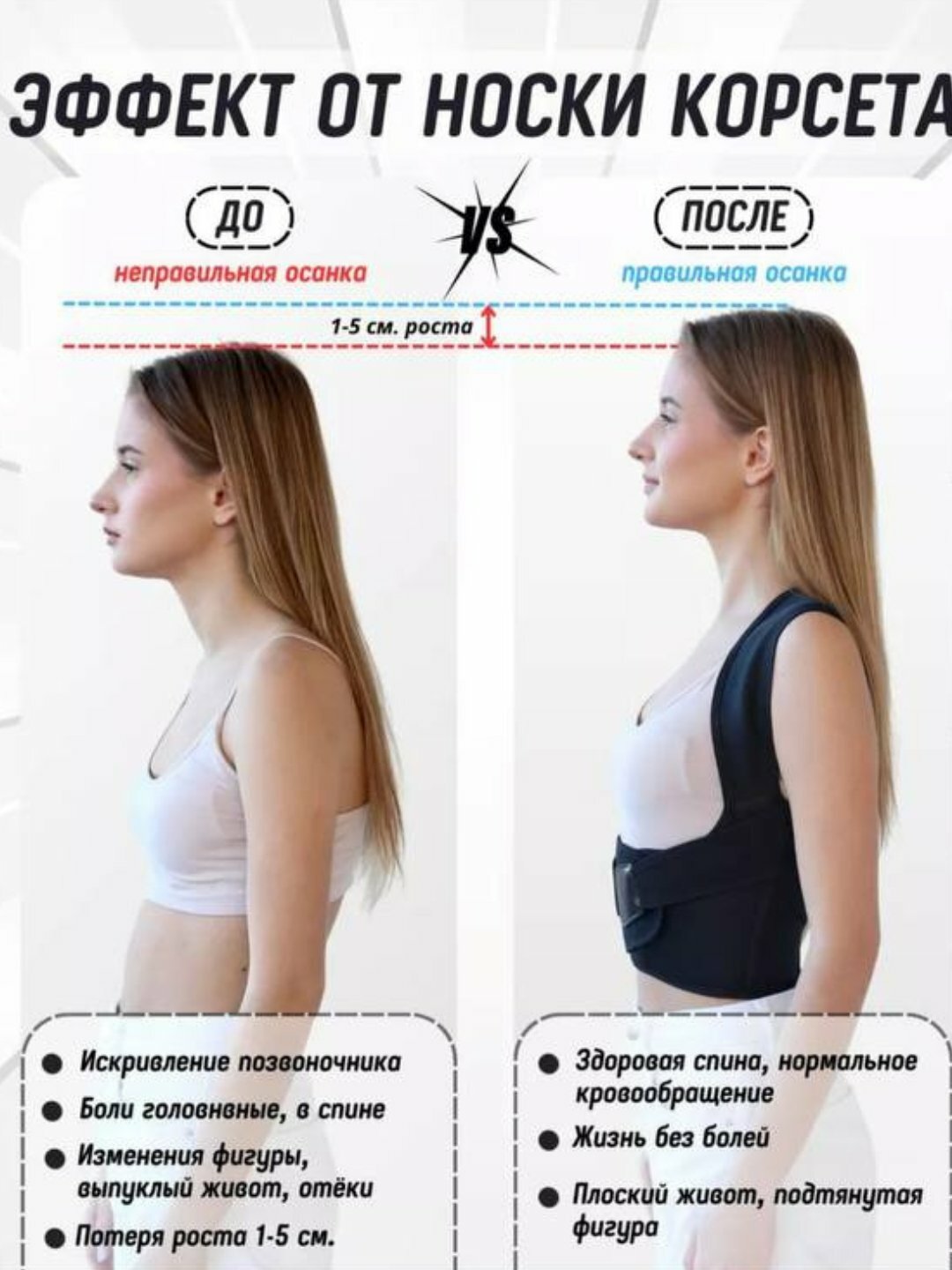 Ортопедический корсет для коррекции фигуры, унисекс Ортопедический корсет для коррекции фигуры, унисекс