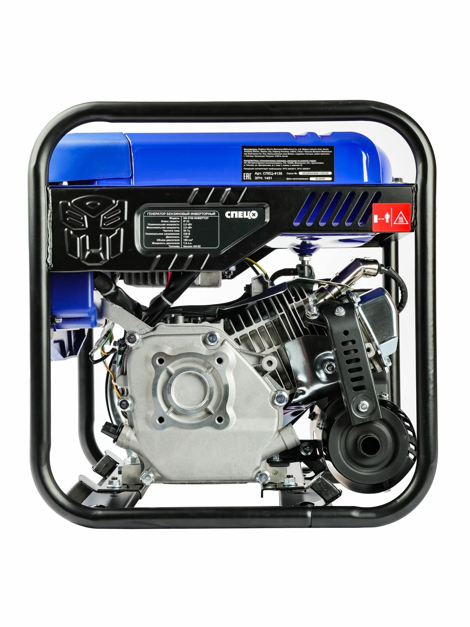 Генератор бензиновый Спец 172F, 3 кВт - фото №2