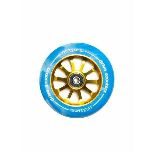 Колесо Drive Scooters Spoked 110mm blue bubble gum