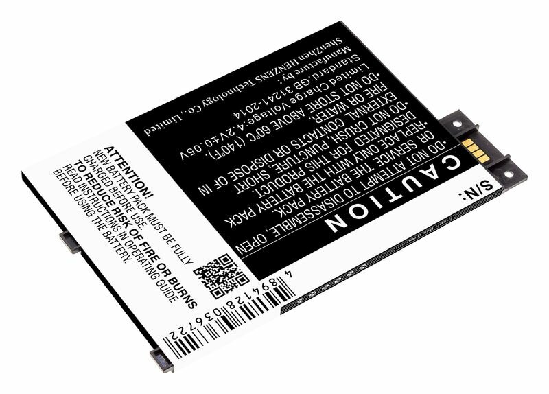 Аккумулятор Cameron Sino для электронных книг Amazon Kindle 3 Keyboard, p/n: 170-1032-00, 170-1032-01, GP-S10-346392-0100, S11GTSF01A, 1900мАч — фото 3