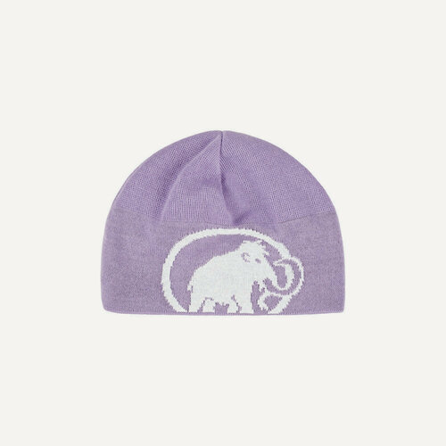 Шапка бини Mammut, размер one size, фиолетовый шапка логотип mammut гепард черный