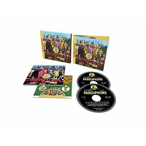 AUDIO CD The Beatles: Sgt. Pepper's Lonely Hearts Club Band(Deluxe Edition). 2 CD коллекционная винтаж виниловая пластинка the beatles sgt pepper s lonely hearts club band 1976 г винтажная ретро пластинка 1 шт 42 мин 23 сек