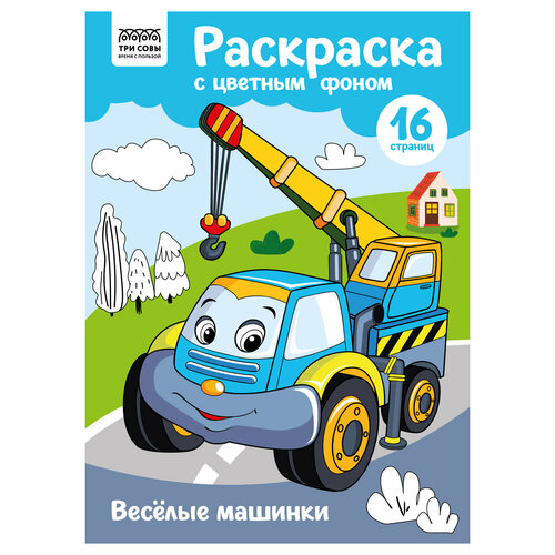 Раскраска А4 ТРИ совы 