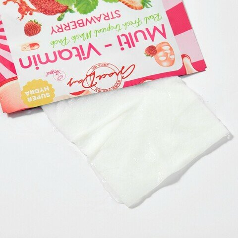 Маска для лица Grace Day Multi-Vitamin Strawberry Mask с экстрактом клубники, 27 мл - фото №6