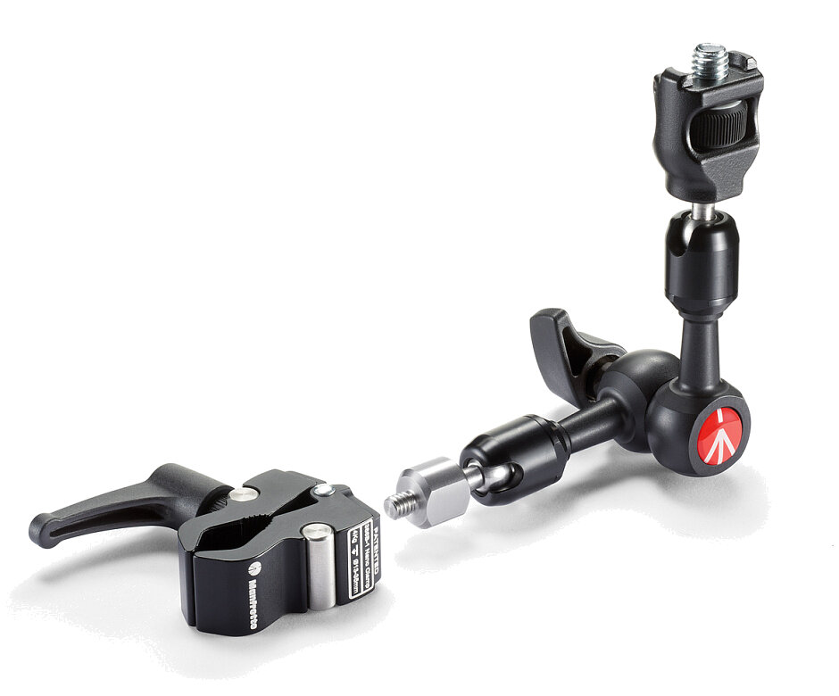 Кронштейн шарнирный Manfrotto 244MICROKIT Micro Arm с блокировкой вращения и зажимом Nano Clamp