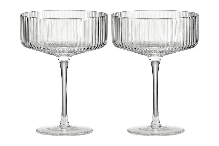 Набор бокалов для коктейля Modern Classic, прозрачный, 0,25 л, 2 шт, Pozzi Milano 1876, PM-0158_TRSP