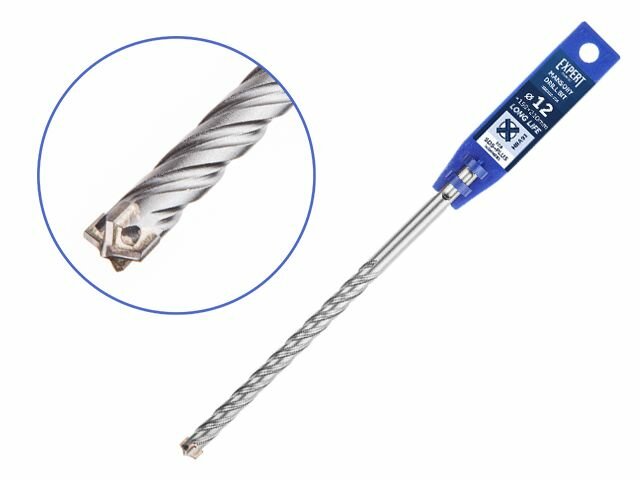 фото 12х150х210 мм бур (сверло) SDS-plus EXPERT STARTUL (бур по бетону, крестовая пластина) (SE8312-210)