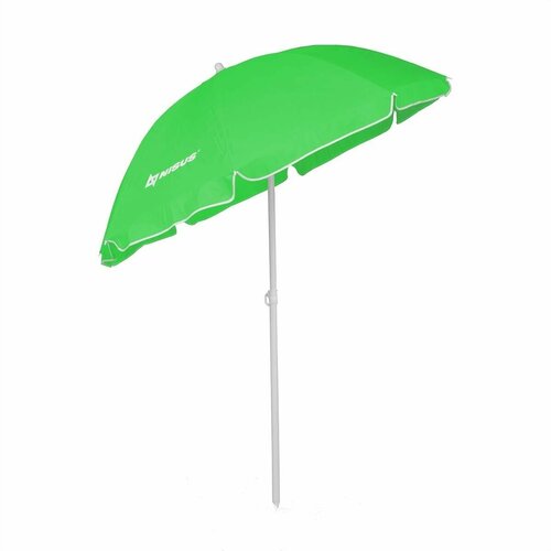 зонт пляжный с наклоном d 240 стойка 28 32мм полиэстер 210d зеленый eurica арт 681666 Зонт пляжный d 2,00м с наклоном (28/32/210D) NA-200N-G NISUS