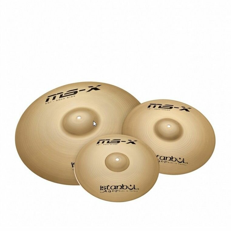 Набор тарелок ISTANBUL AGOP IMSXS (14" Hi-Hats, 16" Crash, 20" Ride) (Про-во Турция)