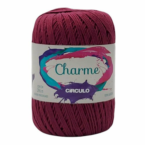 6 мотков Пряжа Circulo CHARME 100% Мерсеризованный бразильский первичный хлопок 150 гр. - 396 м. цв. 3611