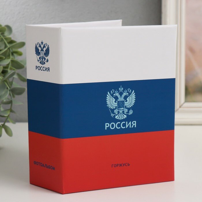 Фотоальбом на 100 фото "Russian tricolor" 10х15 см 10227198