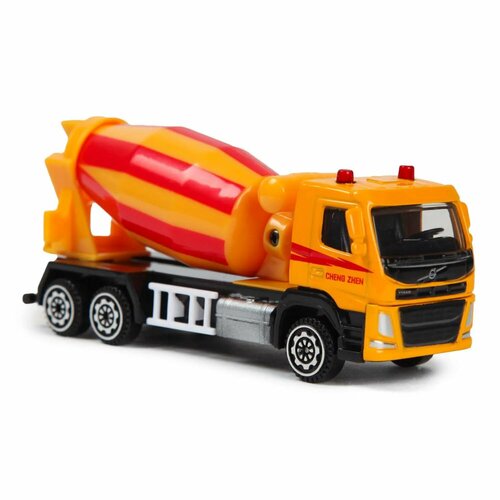 Машина MSZ 11см Volvo Cement Mixer Желтая 67375 anjieshun multifunctional mixer electric speed control hand held paint cement stucco mortar paint mixer putty powder mixer