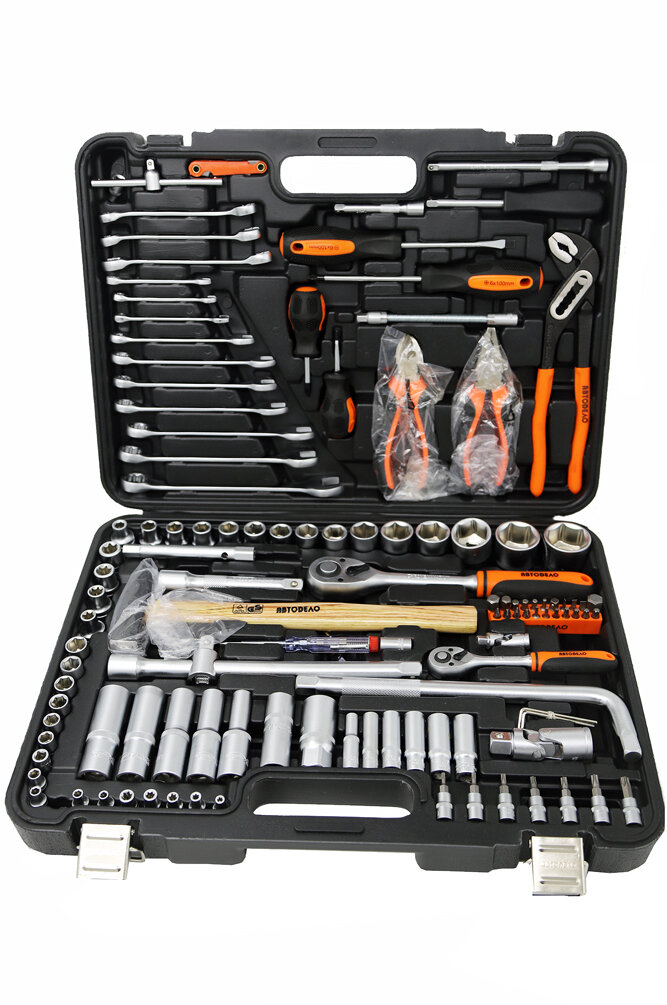 Набор инструментов 119 пр. 1/2 DR 1/4 DR АвтоDело