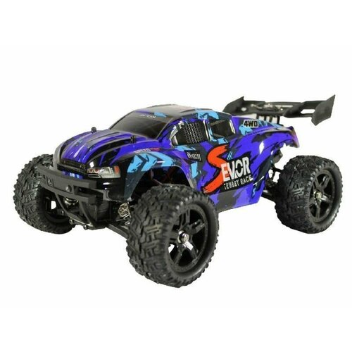 Радиоуправляемая трагги Remo Hobby S EVO-R Brushless V2.0 (синяя) 4WD 2.4G 1/16 RTR радиоуправляемая трагги remo hobby s evo r v2 0 красный 4wd 2 4g 1 16 rtr rh1661v2 red