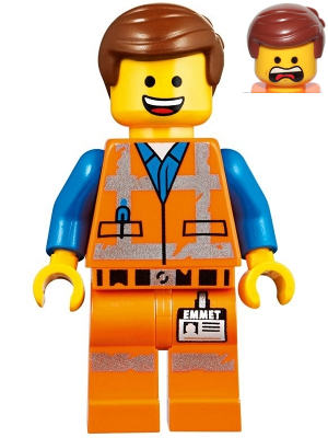 Минифигурка Lego Movie Emmet - Smile / Scream, Worn Uniform tlm113