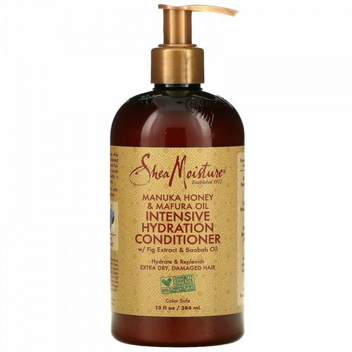 SheaMoisture, кондиционер для интенсивного увлажнения, мед манука и масло мафуры, 384 мл (13 жидк. унций)