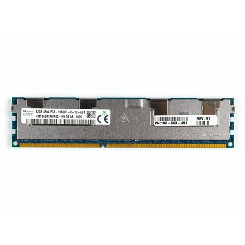 Оперативная память RDIMM DDR3 32Gb 1333Mhz CL9 Hynix HMT84GR7AMR4C-H9 561000₽