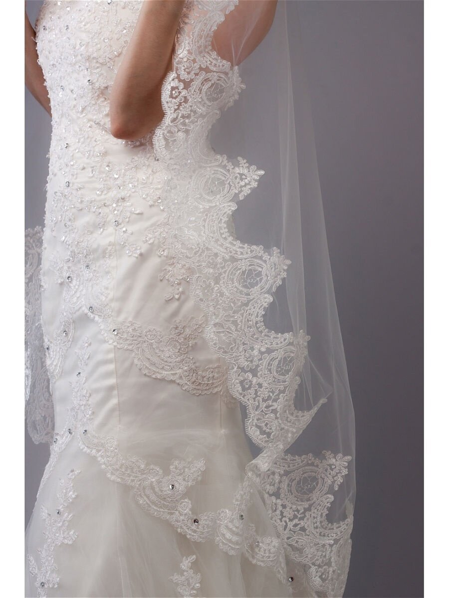 Фата Romantic Wedding свадебная, белый — фото 1