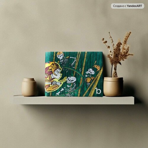 Кошелек bumaga, фактура матовая, мультиколор