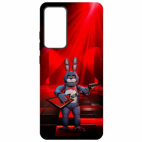 Чехол-накладка Krutoff Soft Case фнаф (FNAF) - Бонни с гитарой для Xiaomi 12X черный чехол накладка krutoff soft case фнаф fnaf бонни с гитарой для xiaomi redmi note 12 pro 4g черный