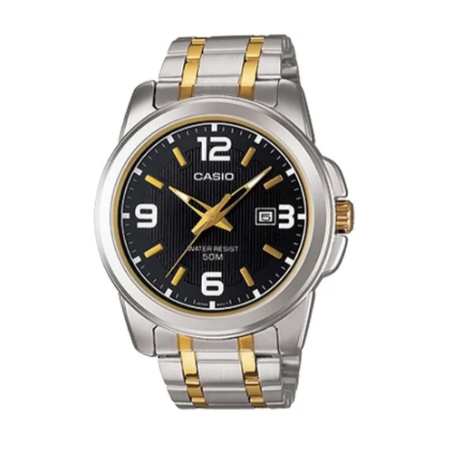 наручные часы casio bem 130d 1avdf черный серебряный Наручные часы CASIO MTP-1314SG-1AVDF, серебряный