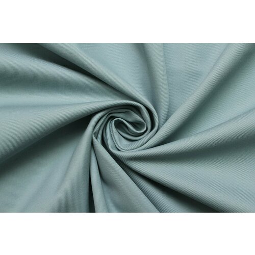 Ткань Джинс-стрейч серо-голубой в рубчик, 420 г/пм, ш150см, 0,5 м ткань джинс очень плотный чёрный 700 г пм ш150см 0 5 м