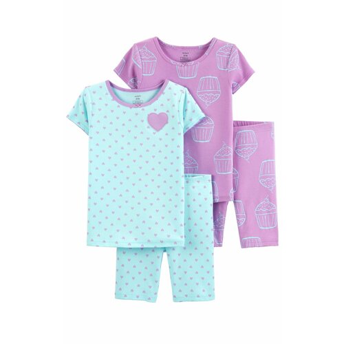 Пижама  Carter's, размер 130 (122-128), розовый, голубой