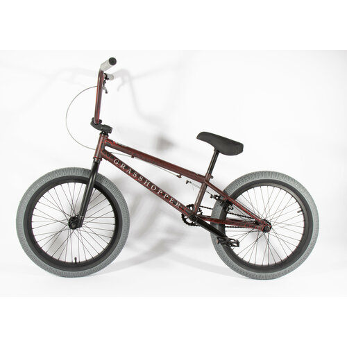 Велосипед BMX TECH TEAM GRASSHOPPER 20' 2022 красно-серый NN004284 NN004284 велосипед bmx tech team grasshopper 20 2022 черный