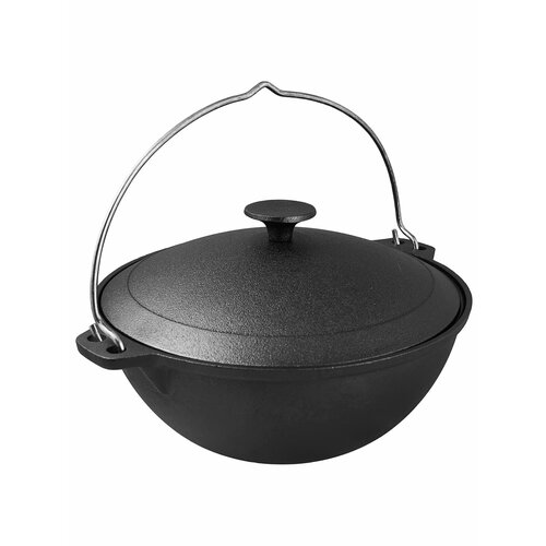 Казан MY REAL IRON COOK Tradition чугунный с крышкой 12 л 10850₽