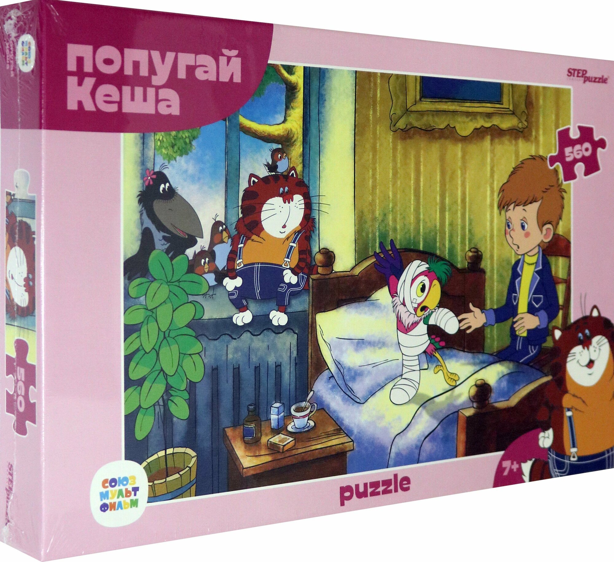 Puzzle-560. Попугай Кеша new