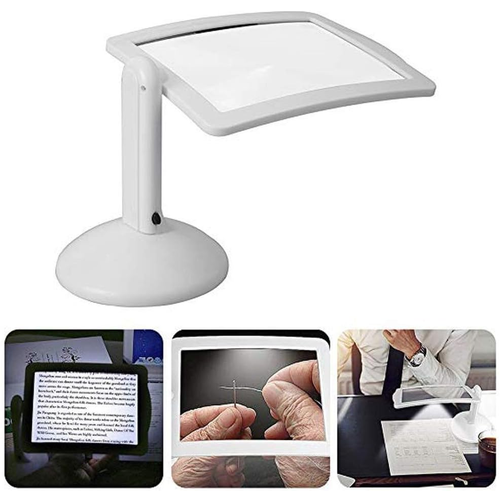 Настольная увеличительная лупа с led подсветкой линза Френеля 850₽