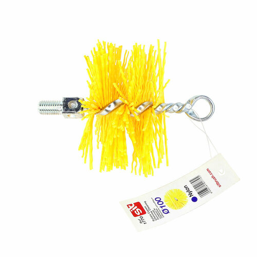 Щетка ерш Sit d100х140 мм для очистки котлов и дымоходов М12 нейлон 3334₽