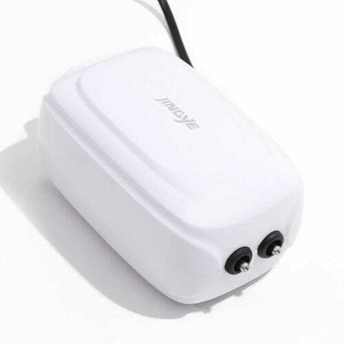 Компрессор воздушный YE-823 бесшумный с регулировкой мощности 2 x 45 лмин 12 Вт 99336 3164₽