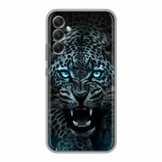 Дизайнерский силиконовый чехол для Гэлакси А34 5Ж / Samsung Galaxy A34 5G Темный леопард