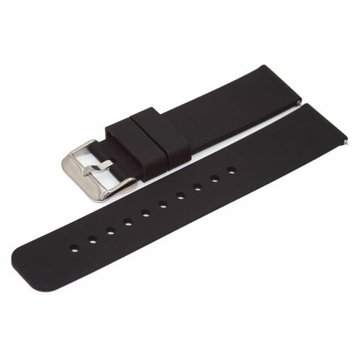 Ремешок фактура матовая размер 20 черный 410₽